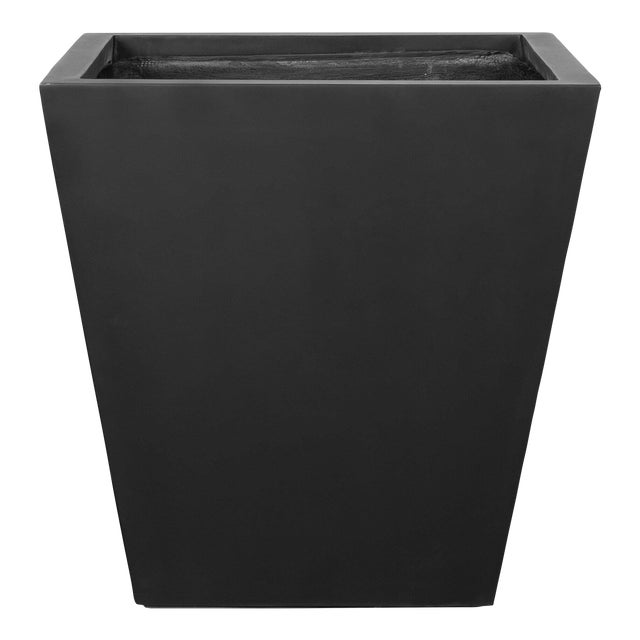 Four Hands Koto Planter - Black Concrete, Medium For Sale
