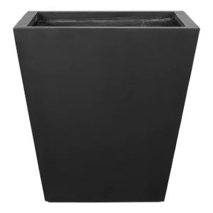 Four Hands Koto Planter - Black Concrete, Medium