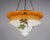 Art Deco Glass Plafonnier or Flycatcher Shade with Parrot Decoration, 1930s For Sale - Image 6 of 6