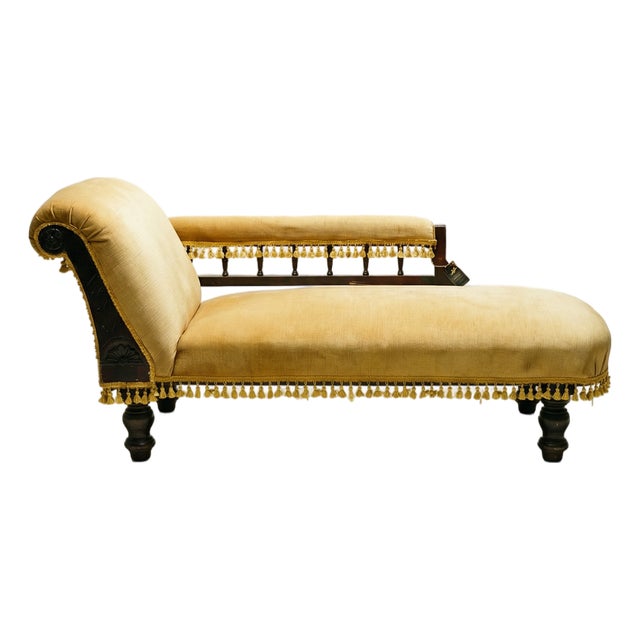Late Victorian Eastlake Chaise Longue, C. 1880–1900 For Sale