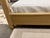 Almond Case & Canvas "Angelo" King Sized Canopy Bed in Natural Oak With Brass Accents For Sale - Image 8 of 13