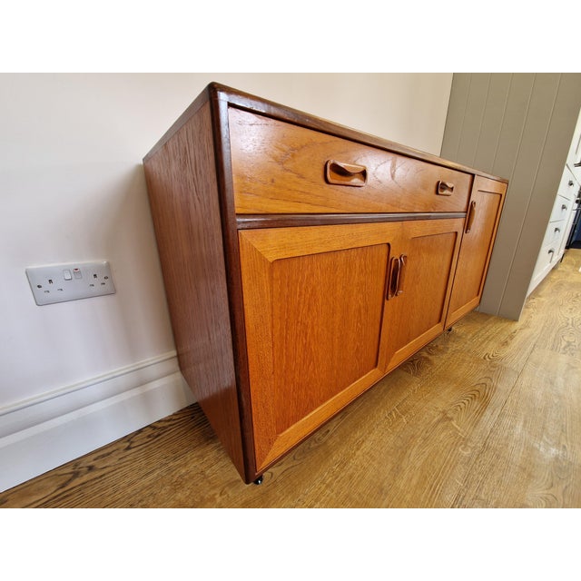Wood Mid-Century Teak Fresco Sideboard with Black Metal Legs from G Plan, 1960s For Sale - Image 7 of 16