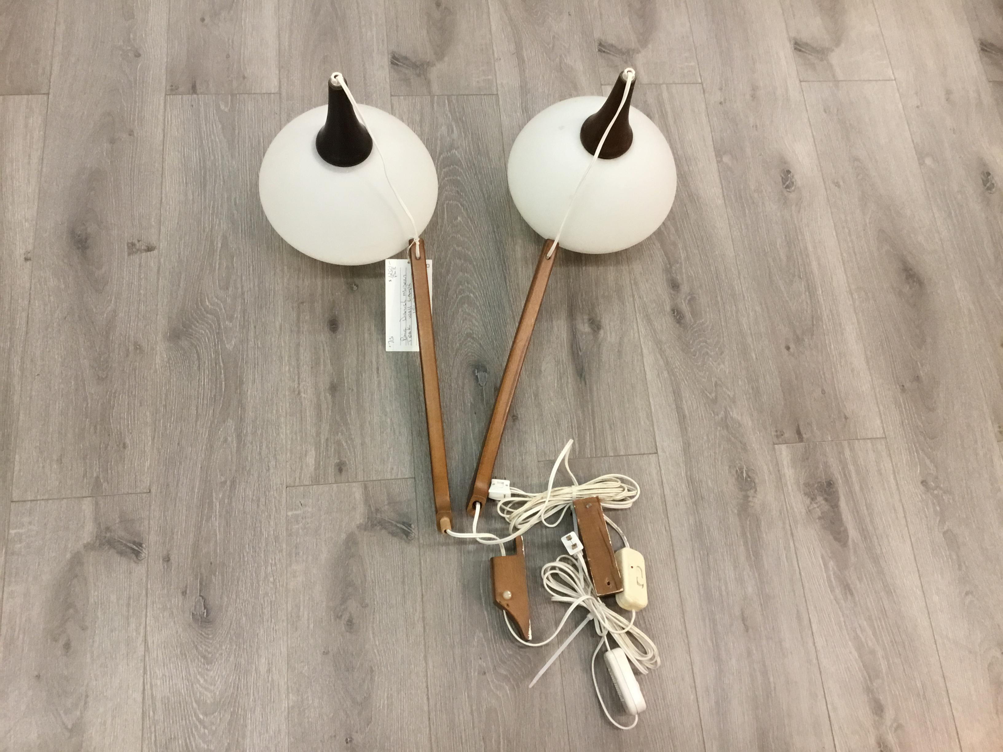 danish modern wall sconce