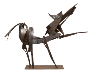 Raphael Saintenoy, Sculpture of Horse, 1960s, Iron
