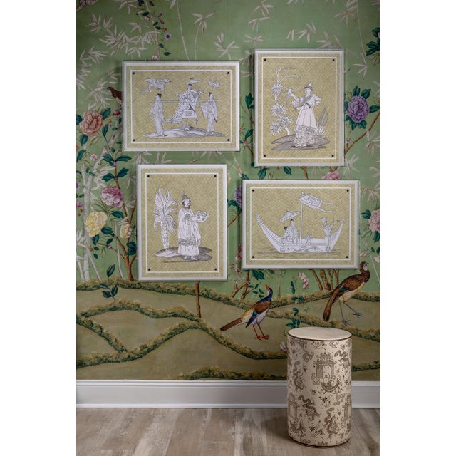 Port 68 Winterthur for Port 68 Azalea Woods, Man Shadowbox Giclee Print For Sale - Image 4 of 6