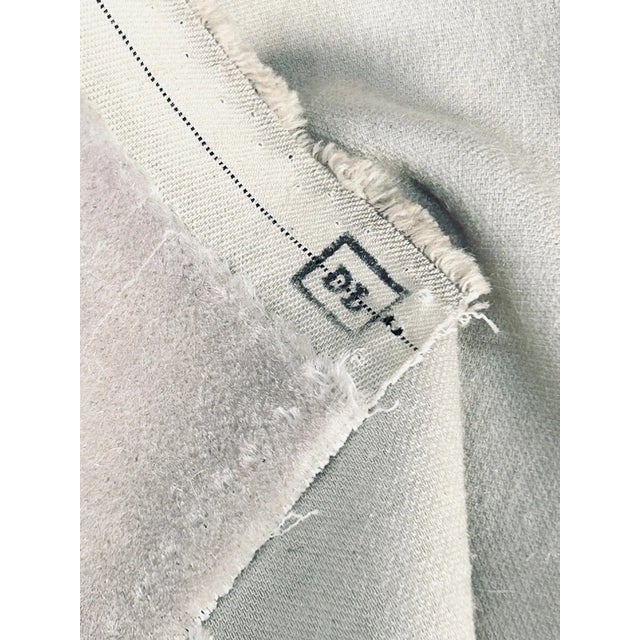 French Approximately 27 Yards Luxury French Mohair Velvet Roll – Dove Grey / Stone – Designer Upholstery Fabric For Sale - Image 3 of 3