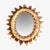 Metal Oval Sun Mirror For Sale - Image 7 of 7