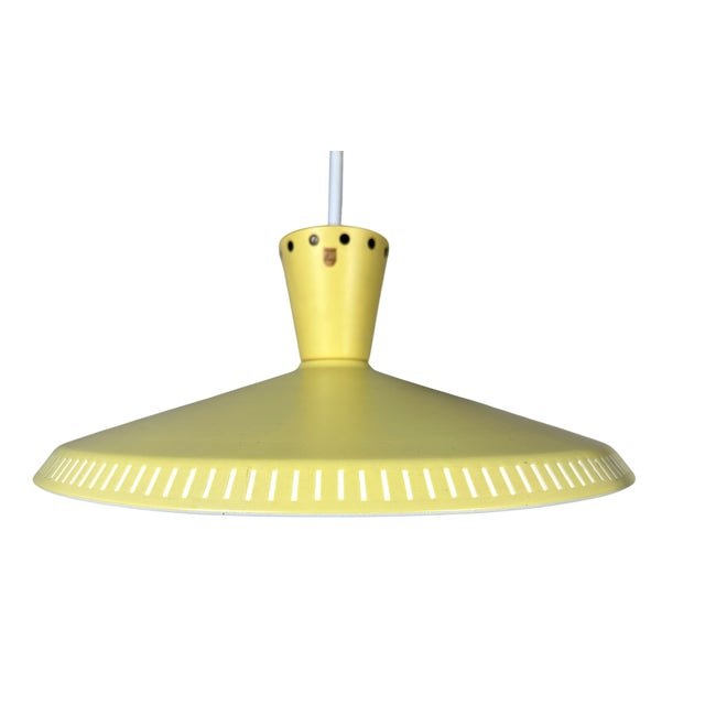 Vintage Pendant Lamp by Louis Kalff for Philips, 1950s For Sale