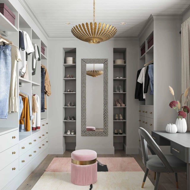 Melody Blush Tasseled Ottoman For Sale In Los Angeles - Image 6 of 7