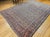 Antique Persian Tabriz Rug, Hand-Knotted Wool, Allover Herati Geometric Pattern, Ivory & Blue, 8x12 For Sale - Image 9 of 12