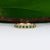 Zambian Emerald Band in Solid 14k Gold – Round Accents – A Timeless Jewelry, Size 6.75 For Sale In Columbus - Image 6 of 10