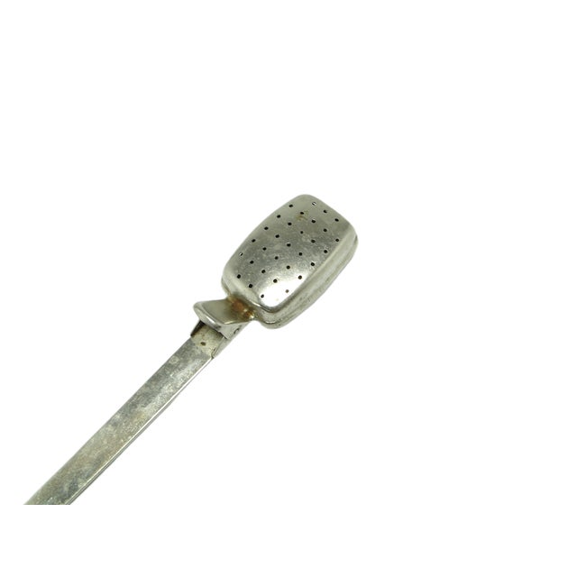 Vintage Art Deco Tea Spoon, 1950s, in Very Good conditions. Designed 1950 to 1959