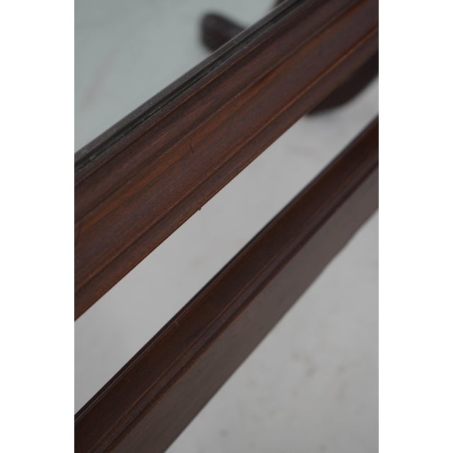 Ethan Allen Georgian Court Cherry Cheval Dressing Mirror For Sale - Image 12 of 12