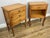 A beautiful set of Vintage French Louis bedside tables, combining elegant curves with practical design. This charming pair...