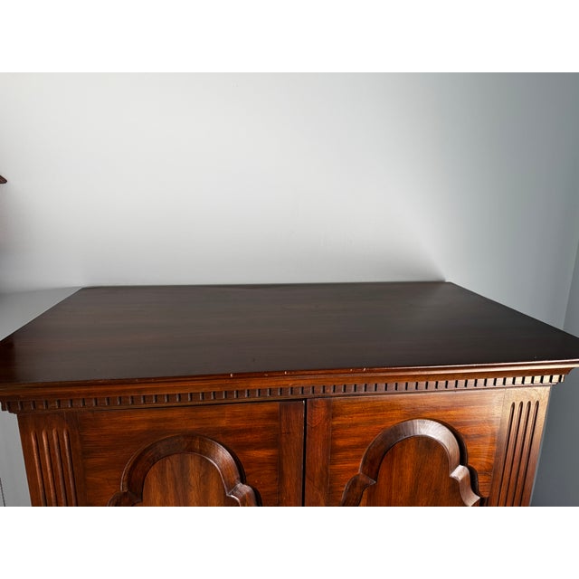 1970s 1974 Pennsylvania House Cherry Chifferobe Tall Chest For Sale - Image 5 of 7