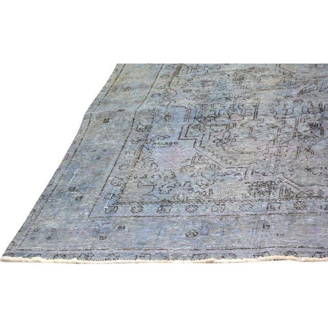 1960s 1960s Vintage Turkish Hand Knotted Rug,6'3"X9'1" For Sale - Image 5 of 6