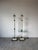 1980s Italian Vintage Lucite & Brass Floor Lamps – A Pair For Sale - Image 4 of 18