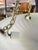 Late 20th Century 20th Century Art Nouveau Moonstone Plafonnier Pendant Light For Sale - Image 5 of 11