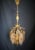 French Vintage 1960s French Solid Brass Glass Venus Chandelier For Sale - Image 3 of 13