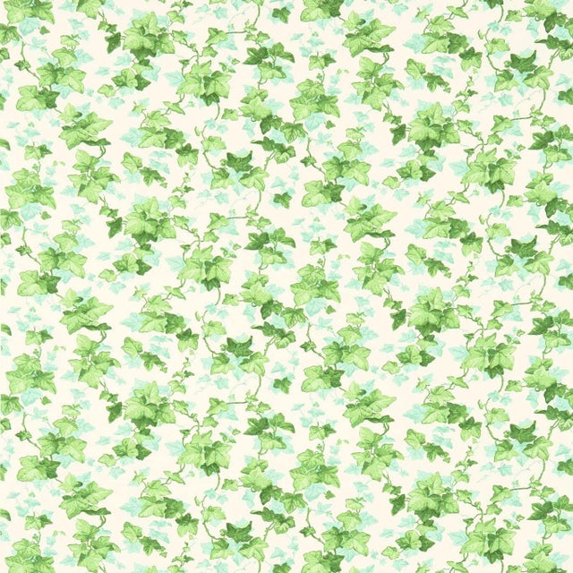 Sanderson Hedera Fabric in Green - a Sample For Sale