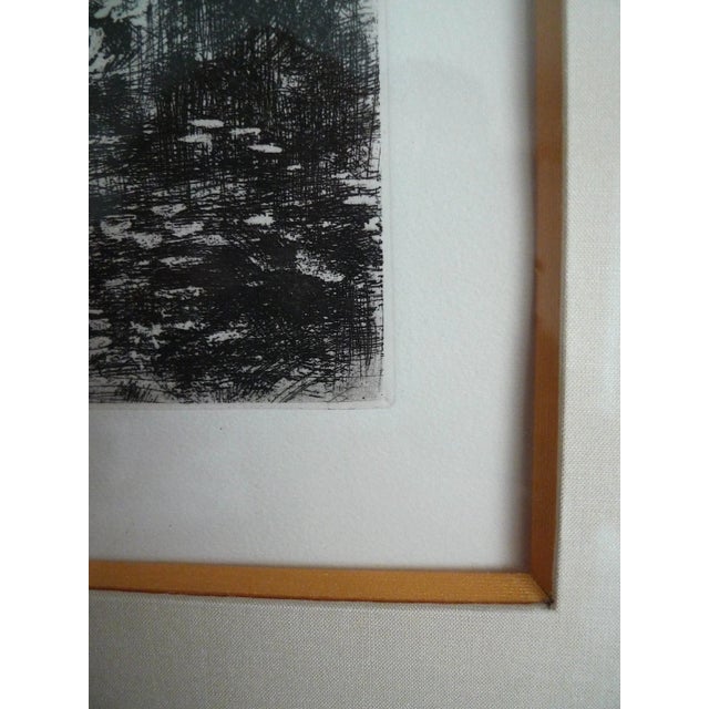 Mid 20th Century "The Fox and the Ram" Plate 124 From Les Fables De La Fontaine by Marc Chagall, Framed For Sale - Image 5 of 11