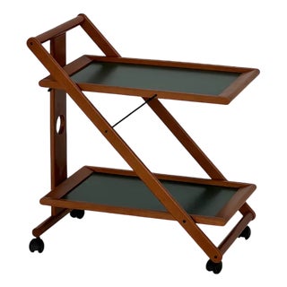 Wooden Bar Trolley, 1980s For Sale