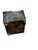 1920s Vintage Blue Flame Glaze Square Cachepot For Sale - Image 5 of 8