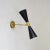 Italian Wall Light in Brass, 1950s For Sale - Image 5 of 8