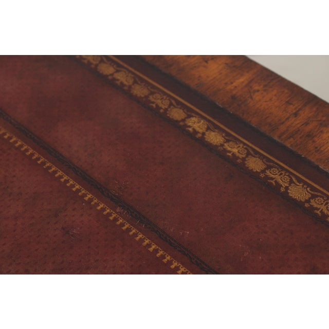 Maitland Smith French Empire Leather Top Desk For Sale - Image 13 of 18