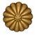 Vintage Brass Floral Ceiling Light, Handmade Lotus Petal Semi Flush Mount Fixture, Antique Brass Scalloped Ceiling Lamp for Bedroom Hallway For Sale - Image 6 of 15