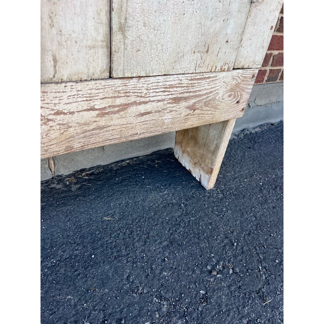 White 19th Century Primitive Pine Jelly Cupboard For Sale - Image 8 of 12