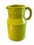 1960s Vintage Italian Peasant Village Style Chartreuse Glazed Ceramic Jug Pitcher For Sale - Image 5 of 5