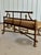 Vintage Hollywood Regency Gilt Metal Ball Finial Bench For Sale - Image 4 of 12