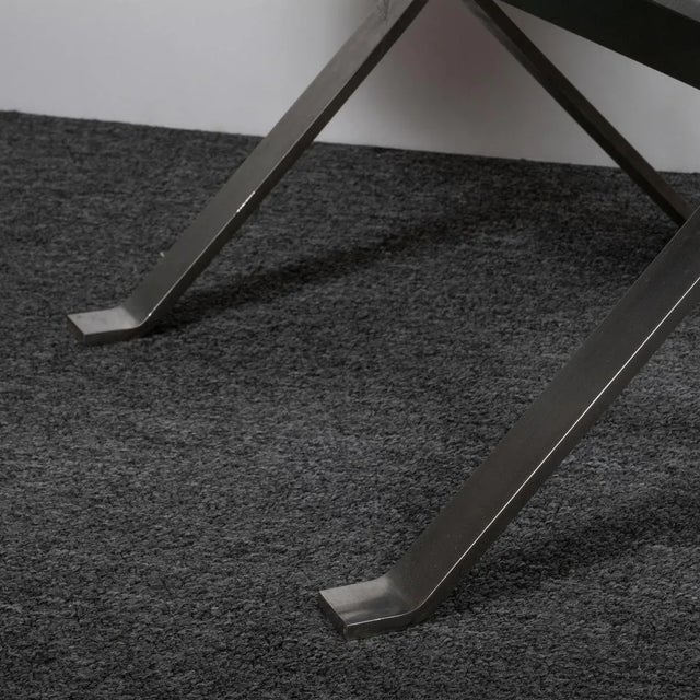 Leather Upholstered Campaign Style Bench by Cumberland For Sale - Image 9 of 11