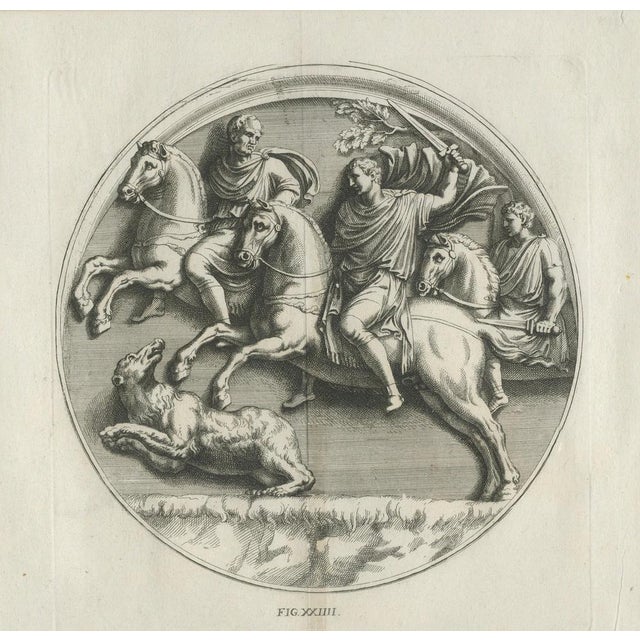 After Montfaucon, Grand Roman Reliefs, 1721, Engravings, Set of 2 For Sale - Image 4 of 9