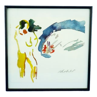 After Alice Maher, Abstract, 20th Century, Watercolour, Framed For Sale