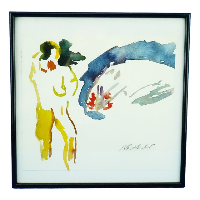 After Alice Maher, Abstract, 20th Century, Watercolour, Framed For Sale