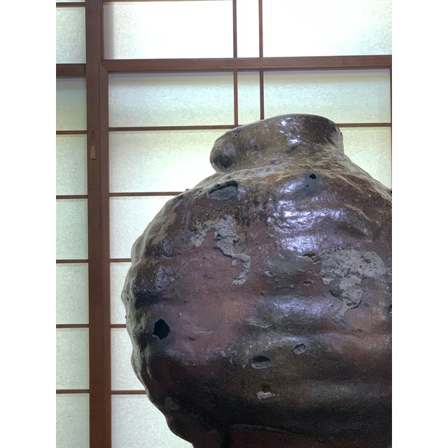 15th Century & Earlier Antique Japanese Storage Jar For Sale - Image 5 of 8