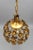 Hollywood Regency Style Gilt Metal Floral Sphere Pendant Light, Italy, 1970s For Sale - Image 18 of 18