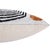 2020s Modern Geometric Silk Velvet Pillow 20x20 | Handmade Black & Ivory Designer Cushion For Sale - Image 5 of 7