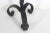1960s Brutalist Mid Century Modern Wrought Iron Black Pillar Candleholder For Sale - Image 4 of 9