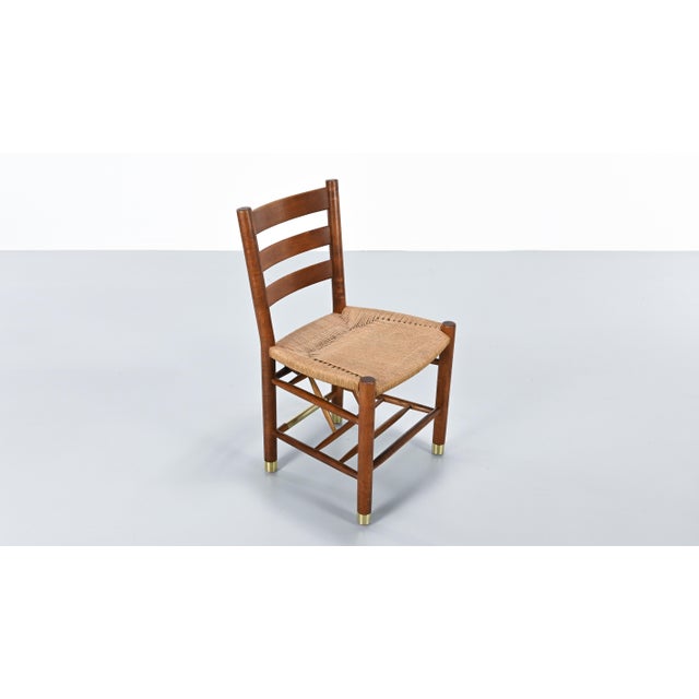 Danish Church Chairs in Oak by Viggo Hardie-Fischer for Sorø Møbelfabrik. 1950s, Set of 6 For Sale - Image 16 of 18