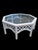 ​Bring architectural charm and airy sophistication to your space with this stunning large vintage octagonal lattice coffee...