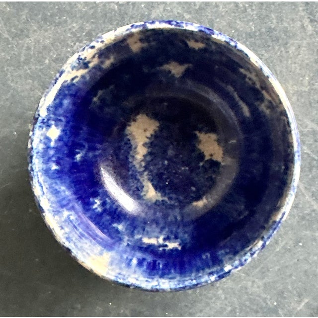 Vintage Boho Glazed Ceramic Splatter Bowl For Sale - Image 4 of 9