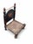 Folk Art Antique Afghan / Nuristani Folk Art Chair, Hand-Painted Polychrome Wood & Woven Seat For Sale - Image 3 of 12