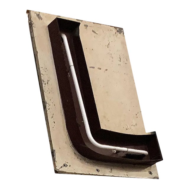 Large Vintage Neon Marquee Letter "L" From Pan-Pacific Auditorium For Sale