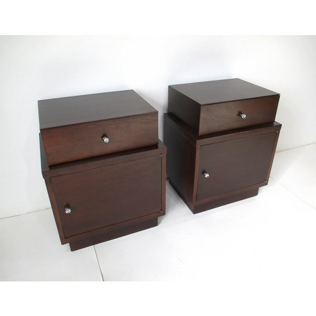 Paul Frankl Styled Art Deco Nightstands or Side Table Cabinets For Sale - Image 12 of 12