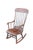 Antique Early American Country Farmhouse Windsor Hitchcock style slat back rocking armchair. Likely an old Boston...