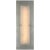 AERIN for Visual Comfort Signature Dominica Large Rectangle Sconce in Burnished Silver Leaf & Alabaster For Sale