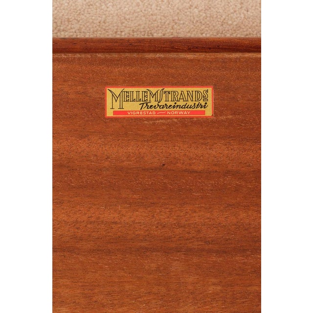 Wood Long Krobo Teak Bench by Torbjörn Afdal for Bruksbo, 1960s For Sale - Image 7 of 8